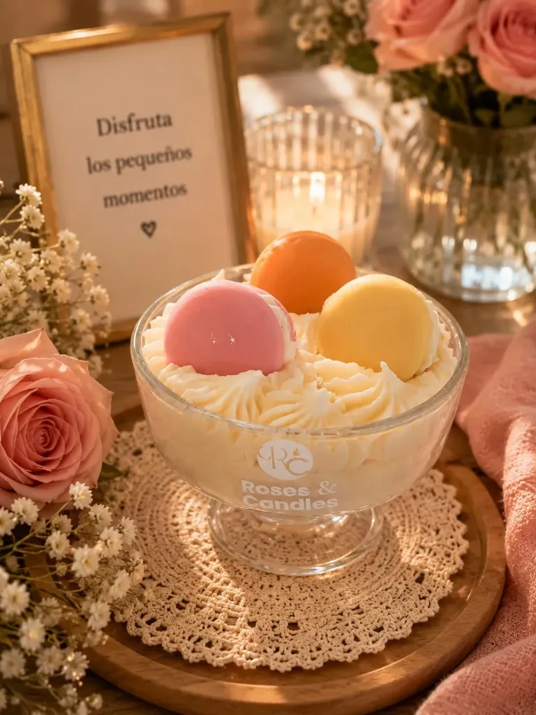Vela de Almendra con Canela y Vainilla - Roses & Candles