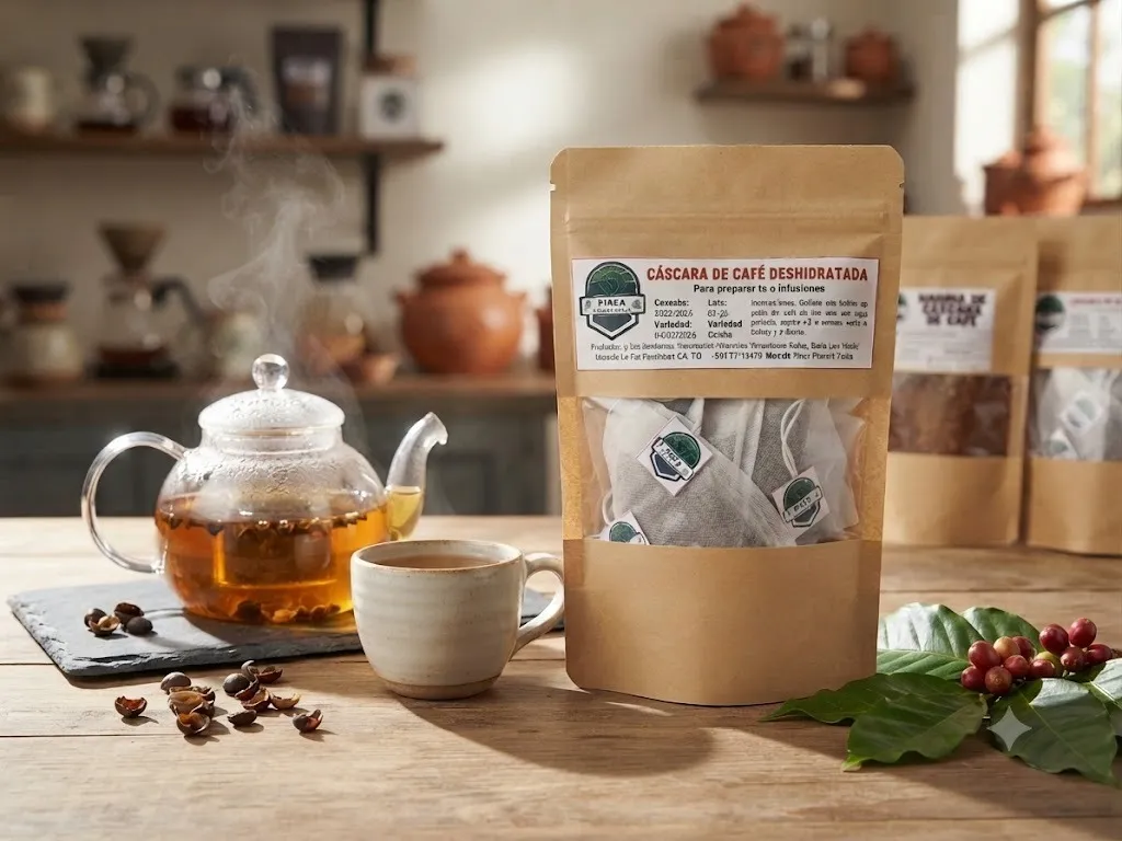 Cáscara de Café Deshidratada - Finca Planeta Verde