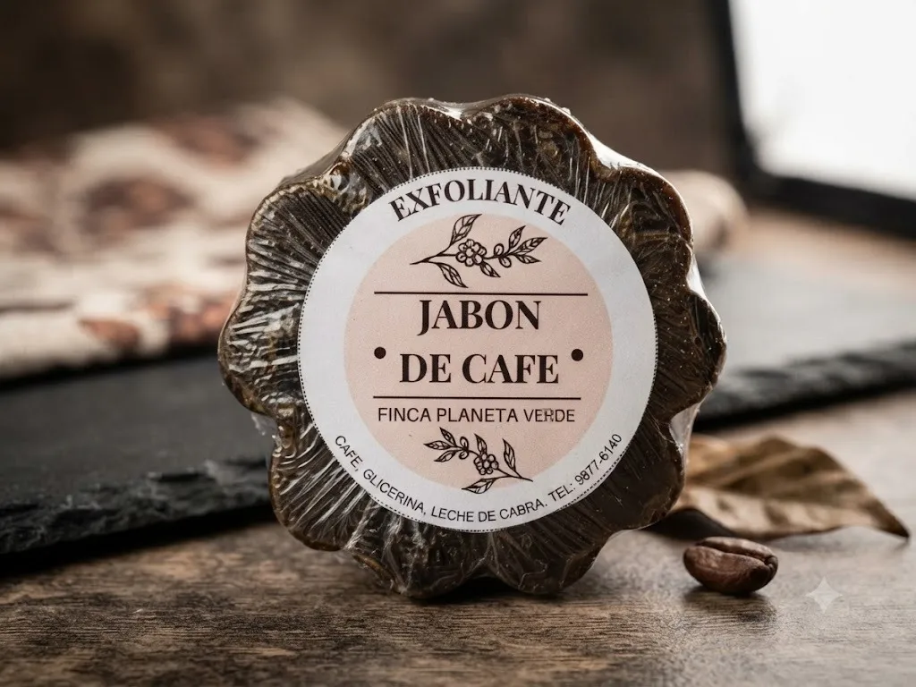 Jabón de Café (Exfoliante) - Finca Planeta Verde